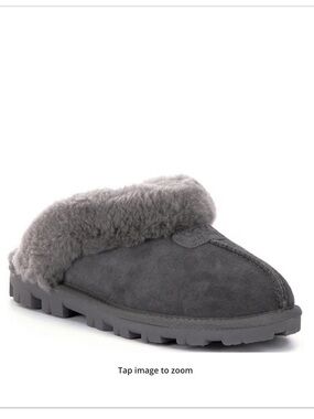 UGG Coquette Suede Signature Logo Detail Cold Weather Slippers